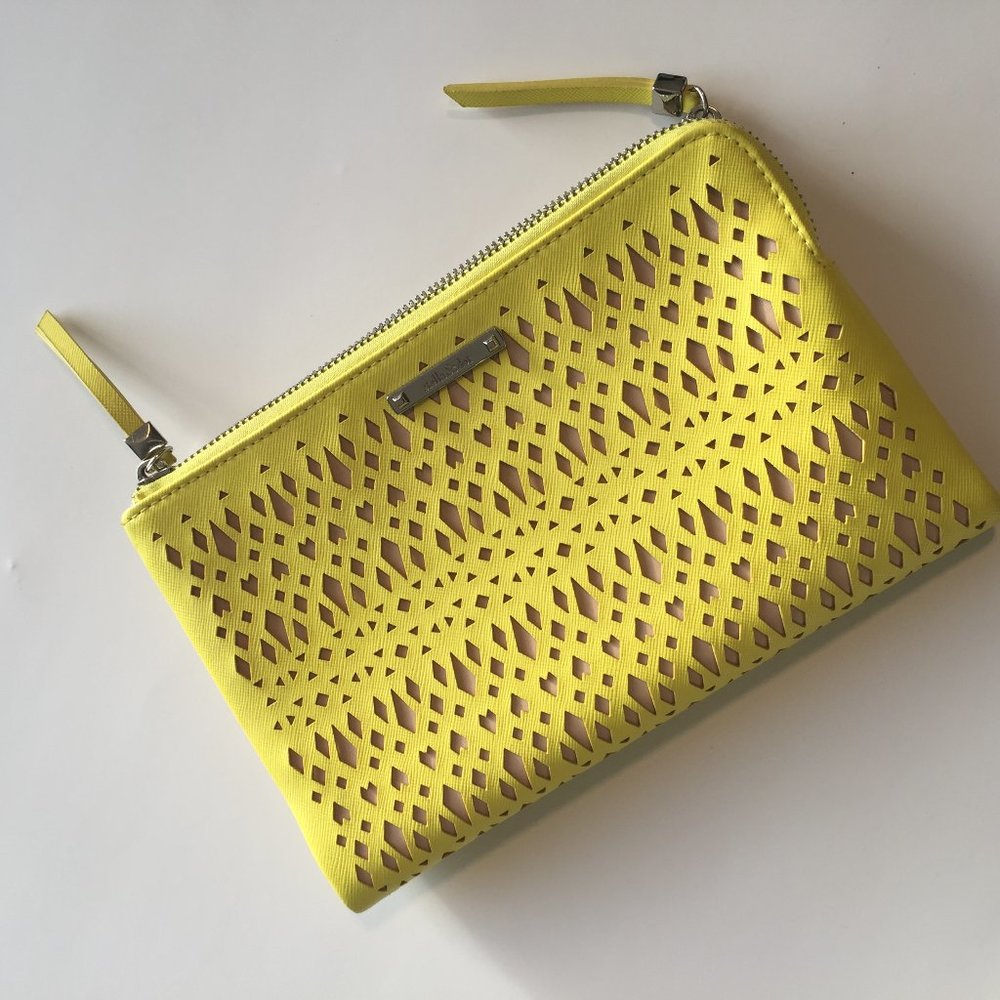 STELLA & DOT Laser Cut Hello Gorgeous Fold-Clutch